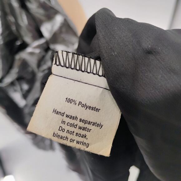 Sheike V-Cut Silver Bodycon Twist Knot Waistline Mini Dress Women's 8 metallic - Picture 15 of 16